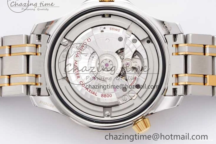 0118 ZeroBulk Seamaster Diver 300M SS YG Blue Ceramic Bezel JVSF 1:1 Best Edition Blue Dial on SS YG Bracelet A 7784